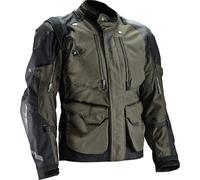 Leatt ADV Multitour 5.5 waterproof Motorcycle Textile Jacket, black-green, size L for Men