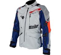 Leatt ADV Multitour 7.5 waterproof Textile Jacket, light grey/blue/red, size L