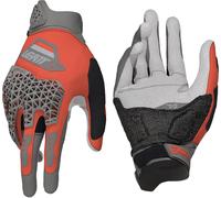 Leatt ADV Rally 5.5 Motorcycle Gloves, grey-red, size 3XL for Men