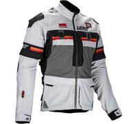 Leatt ADV Rally 5.5 Motorcycle Textile Jacket, black-grey, size L for Men