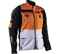 Leatt ADV Rally 7.5 HydraDri waterproof Textile Jacket, grey-orange, size L for Men