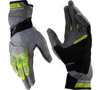 Leatt ADV X-Flow 5.5 Motorcycle Gloves, green/grey, size XL