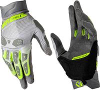 Leatt ADV X-Flow 5.5 Short Motorcycle Gloves, green/grey, size 2XL