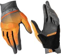 Leatt ADV X-Flow 5.5 Short Motorcycle Gloves, grey-orange, size XL for Men