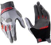 Leatt ADV X-Flow 5.5 Short Motorcycle Gloves, grey/red, size 2XL