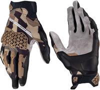 Leatt ADV X-Flow 7.5 Camo Short Motorcycle Gloves, light brown/black, size L