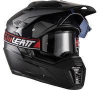 Leatt ADV 7.5 Adventure Helmet Kit with 2.5 Goggles Solid BlackL Solid Black