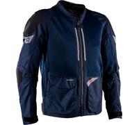 Leatt ADV FlowTour 4.5 Short Motorcycle Textile Jacket, blue, size L for Men