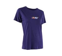 Leatt Bicycle Cycle Bike Core Ladies T-Shirt Galaxy Blue