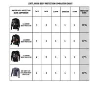 Leatt Body Protector 4.5 Black Junior Black Ys|Ym