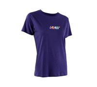 Leatt Core Short Sleeve T-shirt Blue M Woman M Blue