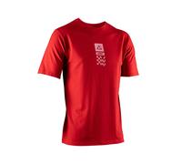 Leatt Core T Shirt 2026: CHILLI RED M