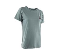 Leatt Cycle Bicycle Bike Core Ladies T-Shirt Mist Green