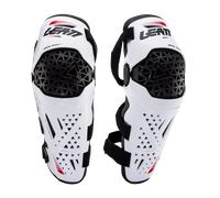 Leatt Dual Axis Pro Knee and Shin Protectors, white, size S M
