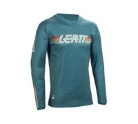 Leatt Enduro 4.0 MTB Bicycle Cycle Bike Jersey Teal