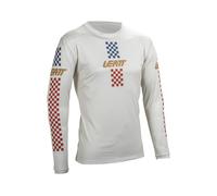 Leatt Enduro 4.0 MTB Jersey 2025: CREAM XS