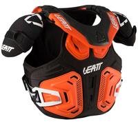 Leatt 2024 Fusion 2.0 Youth Neck Vest Brace Orange Motocross MX Quad Kids