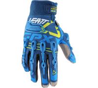 Leatt GPX 5.5 Windblock Gloves, blue-yellow, size XS for Men