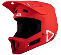 Leatt Gravity 1.0 Junior Full Face MTB Cycling Helmet Fire Red