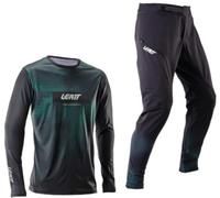 Leatt Gravity 1.0 MTB Cycling Jersey & Trousers Ride Kit Szymon Godziek