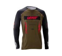 Leatt Gravity 5.0 Breathable MTB Technical Jersey Brown Men's Clothing