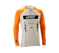 Leatt Gravity 5.0 Long Sleeve Jersey White,Orange M Men
