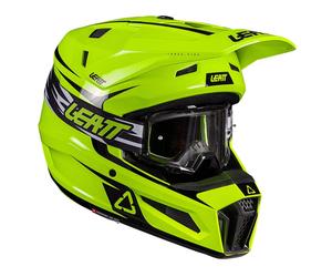 Leatt Helmet Moto 3.5 V26 Neon Yellow Junior YL