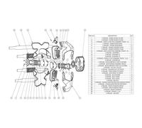 Leatt Knee Brace Bolt Kit X-Frame Pair