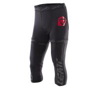 Leatt Knee Brace Shorts, black-red, size M L for Men