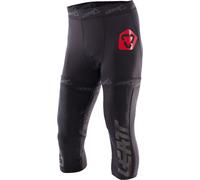 Leatt Knee Brace Shorts, black-red, size M L for Men