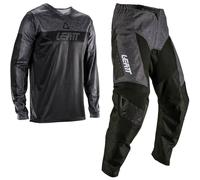 Leatt Moto Ride Kit 3.5 V26 Youth Motocross Jersey and Pants Set, black/grey, size M