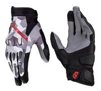 Leatt ADV HydraDri 7.5 Steel Short waterproof Motorcycle Gloves, grey, size S for Men