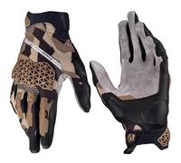 Leatt ADV X-Flow 7.5 Camo Short Motorcycle Gloves, black-brown, size M for Men