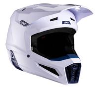 Leatt 2.5 V26 Motocross Helmet, white-blue, size M for Men