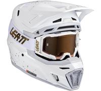 §Leatt Moto 8.5 MX Helmet With Goggles White§