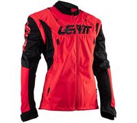 Leatt 4.5 Lite, textile jacket waterproof L Red/Black