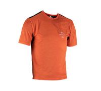 Leatt Men's MTB Trail 1.0 Jersey Technical Sport Jersey, Flame, XXL