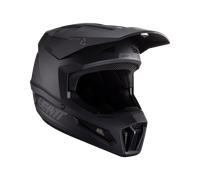 Leatt 2.5 V24 Stealth Motocross Helmet, black, size XL for Men