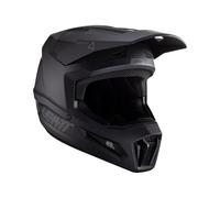 LEATT MOTO 2.5 V24 STEALTH HELMET (57-58CM) M