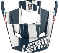 Leatt Moto 3.5 Checkered Helmet Peak, blue