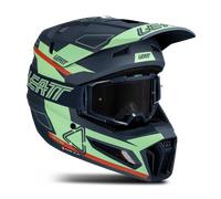 Leatt Moto 3.5 MX Helmet With Goggles MatchaM Matcha