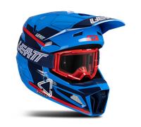 §Leatt Moto 3.5 MX Helmet With Goggles Royal§