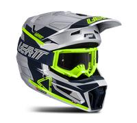 §Leatt Moto 3.5 MX Helmet With Goggles Steel§