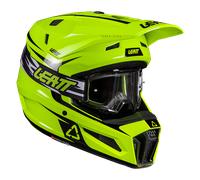 Leatt Moto 3.5 V26 Youth MX Helmet Kit with Goggles Neon YellowM Neon Yellow