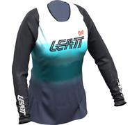Leatt Moto 4.5 Lite Ladies Motocross Jersey, black/blue/white, size L