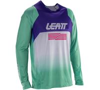 Leatt Moto 4.5 Lite V26 Motocross Jersey, green-purple, size 2XL for Men