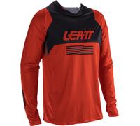 Leatt Moto 4.5 Lite V26 Motocross Jersey, black-red, size 2XL for Men