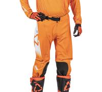Leatt Moto 4.5 V26 Motocross Pants, white-orange, size L for Men