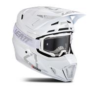 Leatt 7.5 White, motocross helmet XL White/Grey