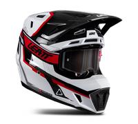 Leatt Moto 7.5 V26 MX Helmet Kit with Goggles White/RedXL White,Red